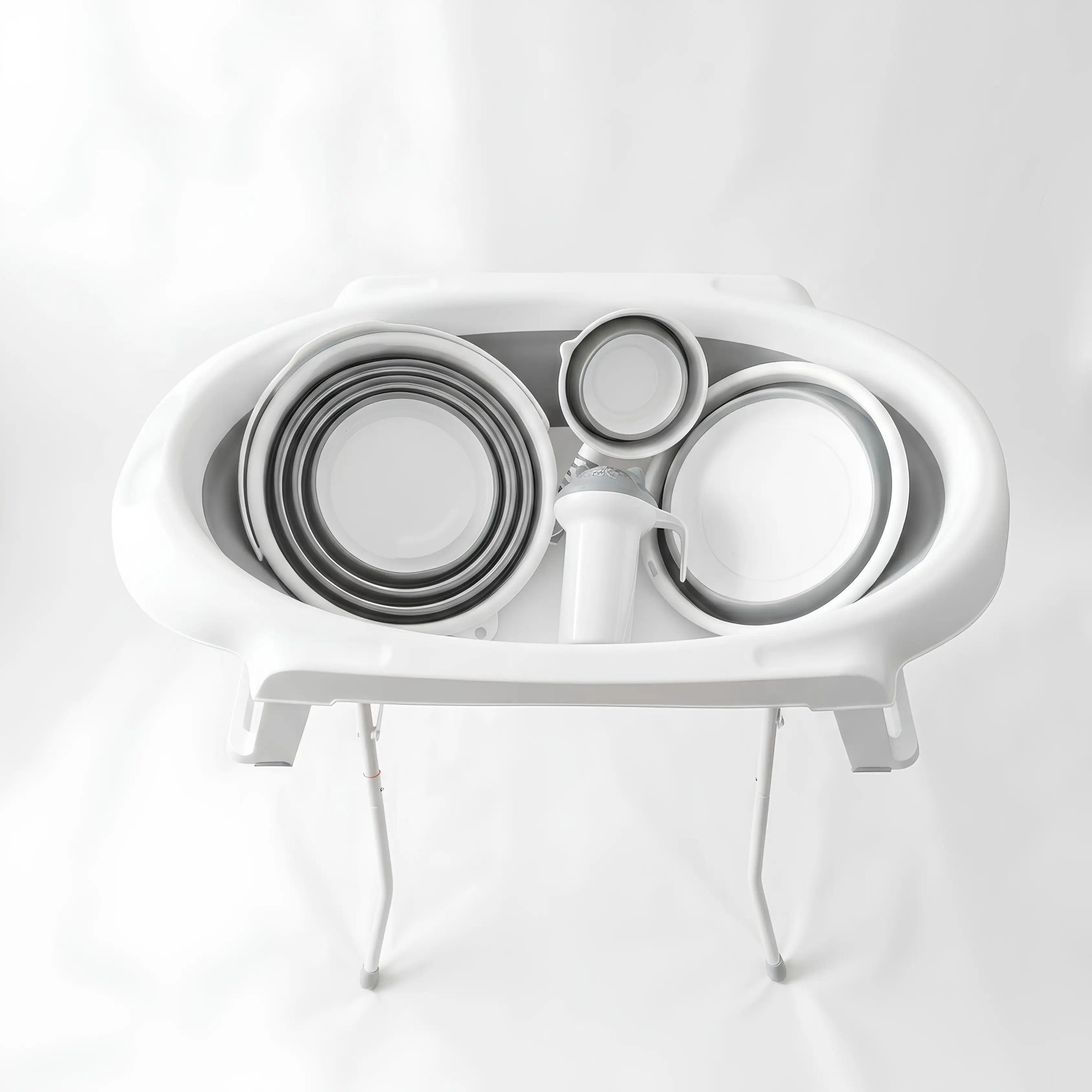 Foldable Baby Bathtub with Stand Accessories Omuma