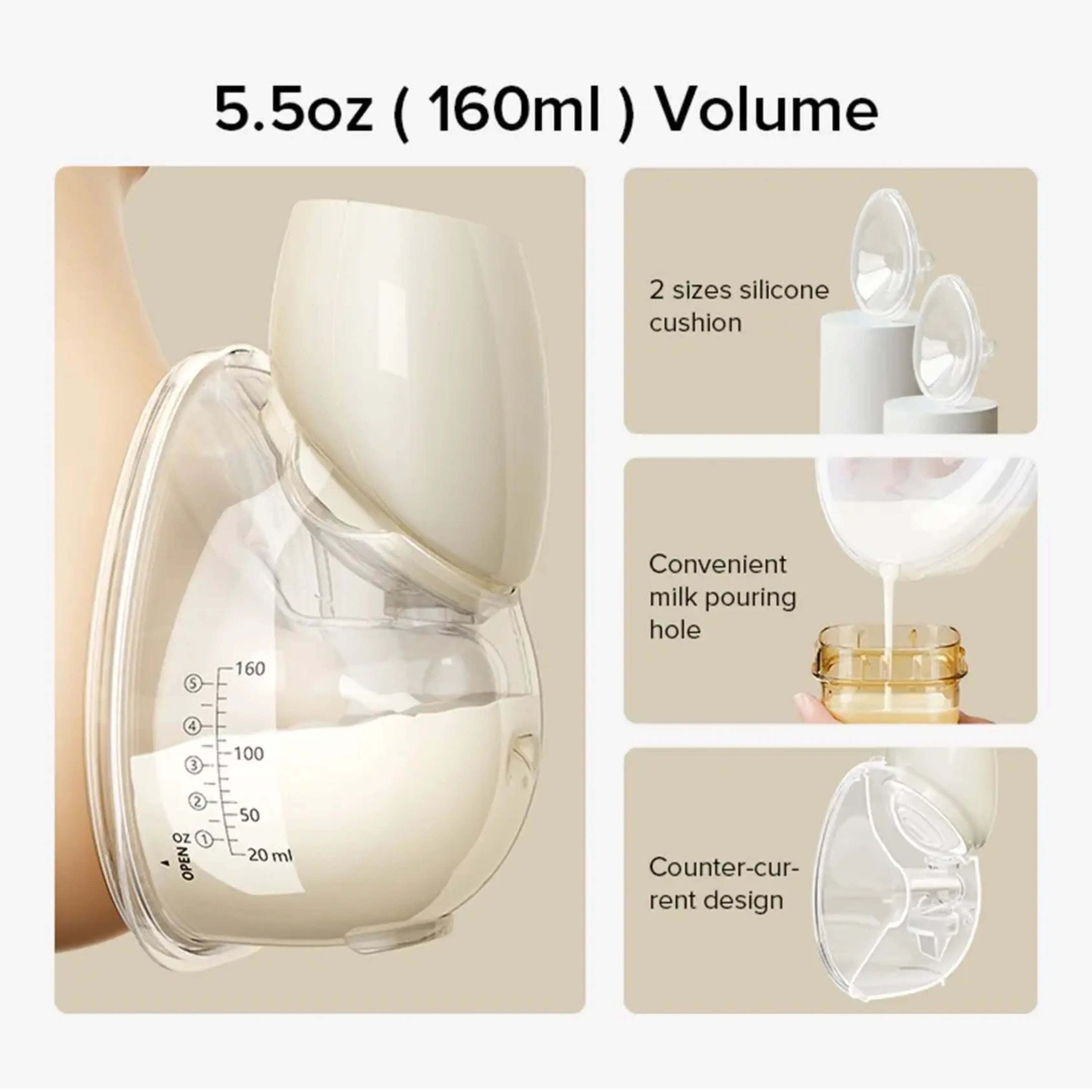 Wireless Breast Pump - جهاز شفط الحليب المتنقل Shopzz