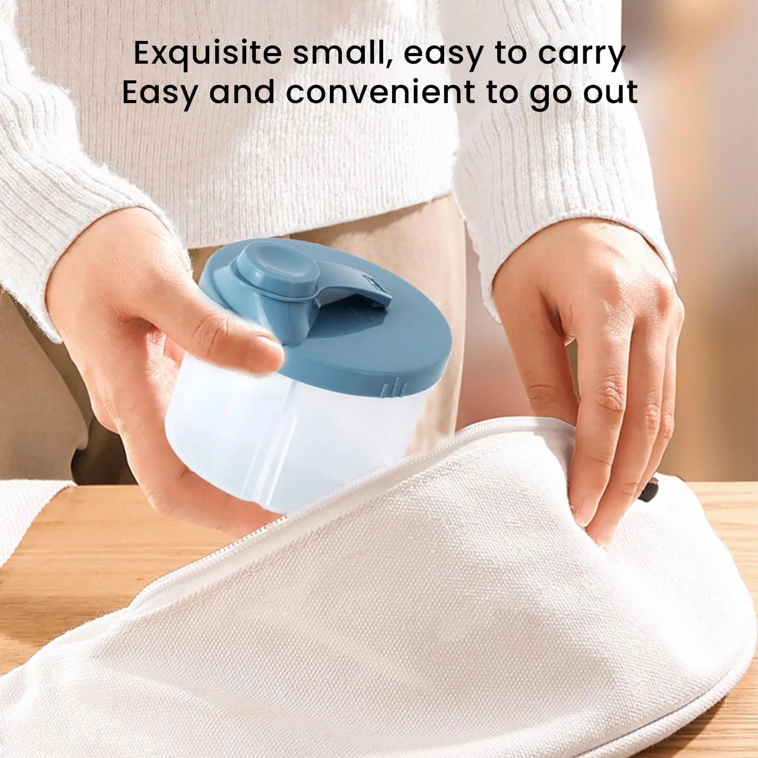 علبة حليب الأطفال 4 في 1 – Baby Milk Powder Dispenser Pot - Shopzz