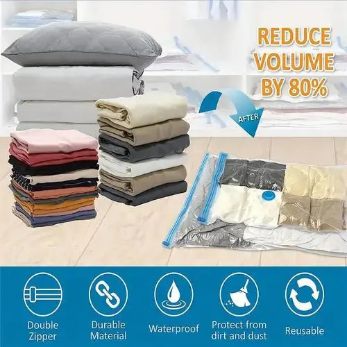 Vacuum Storage Bag 60X80 cm - كيس تخزين وسط بسحب الهواء - Shopzz